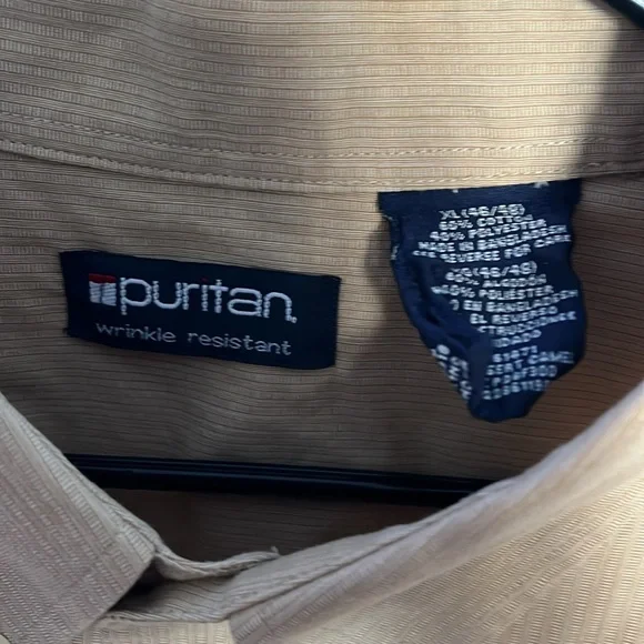 Men’s Puritan Wrinkle-Resistant Short Sleeve Button-Up Shirt, Size XL, 500 - Picture 5 of 5